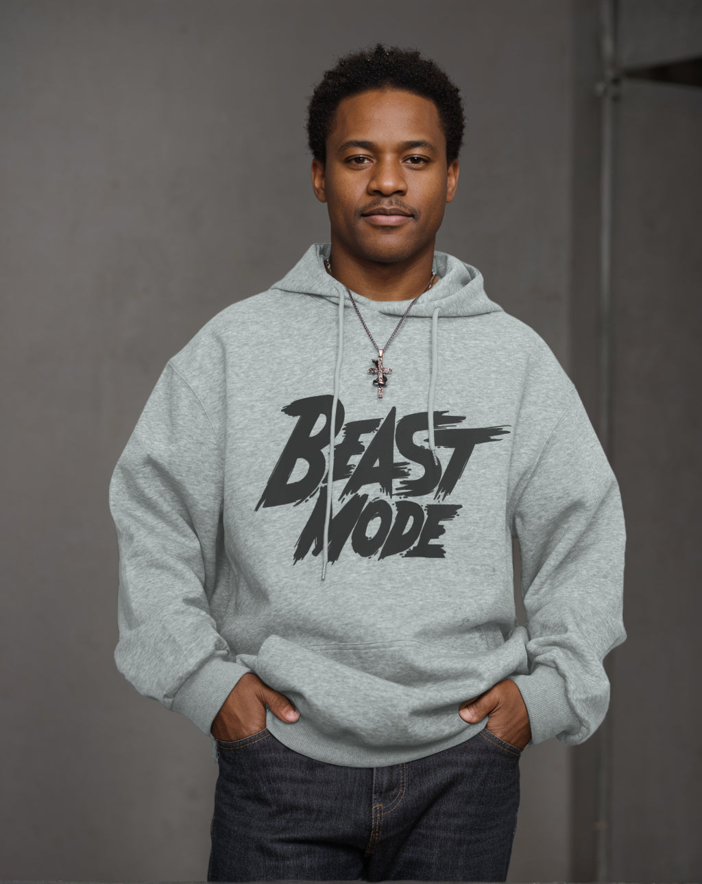 Big & Tall Graphic Hoodie for big men view 1