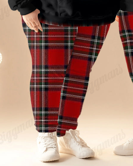 Big & Tall Graphic Hoodie Sweatpants Set for big men view 5