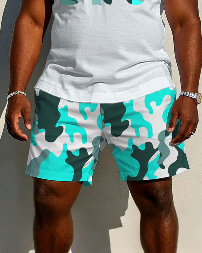 Big & Tall Geometric Graphic Jeans for big men view 4