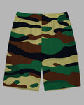 Big & Tall Camouflage Streetwear Shorts for big men