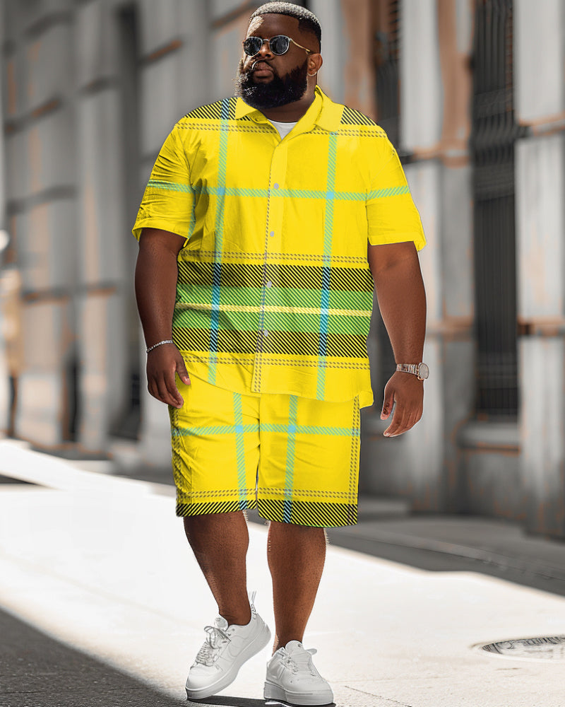 Big & Tall Plaid Jeans for big men view 1