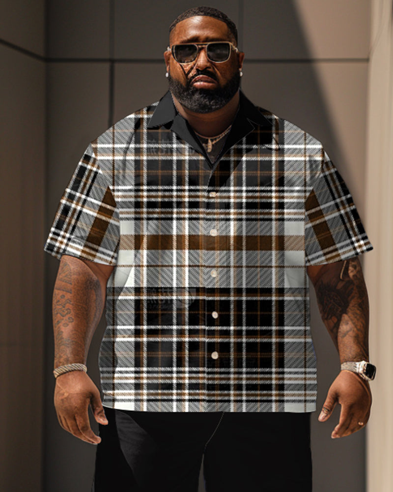 Big & Tall Plaid Jeans for big men view 2