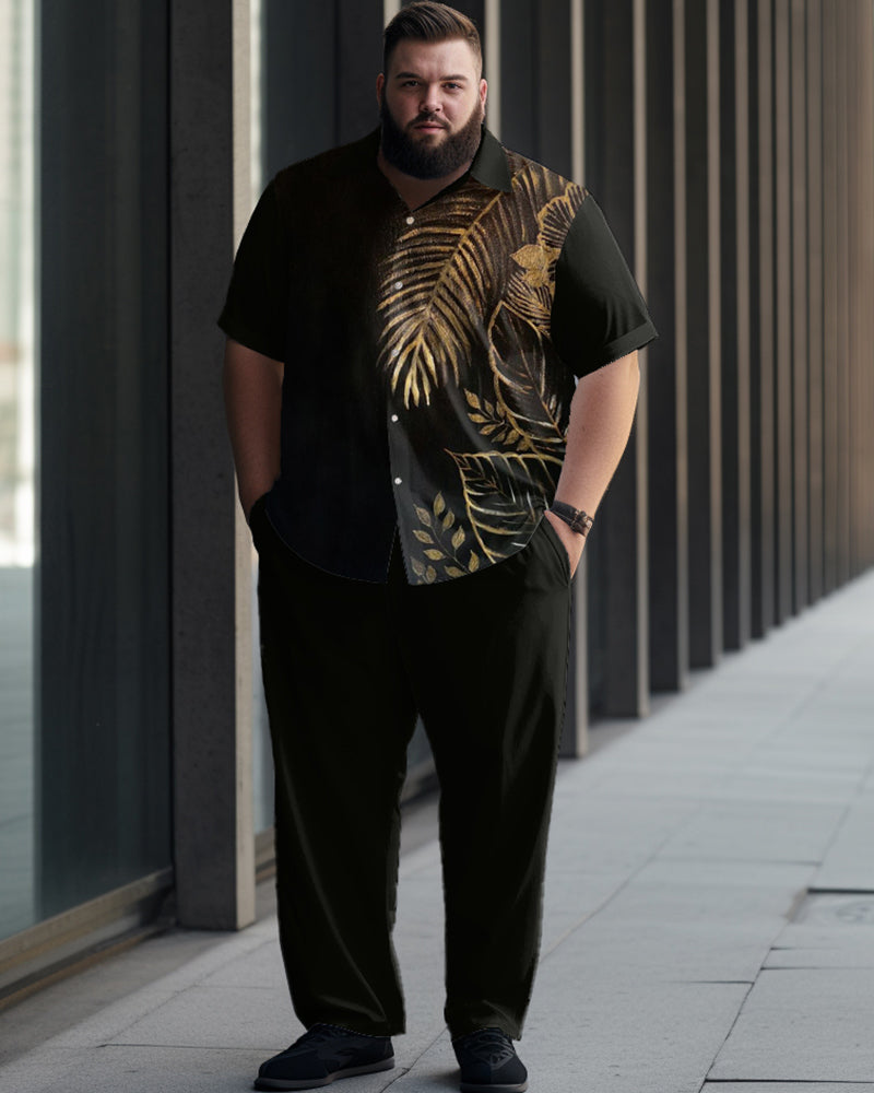 Big & Tall T-Shirt Pants Set for big men view 1