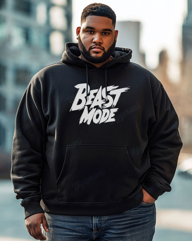 Big & Tall Graphic Hoodie for big men view 4