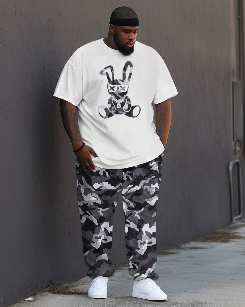 Big & Tall Streetwear Two-piece Set for big men view 1