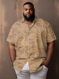 Big & Tall Vintage Short Sleeve Shirt for big men