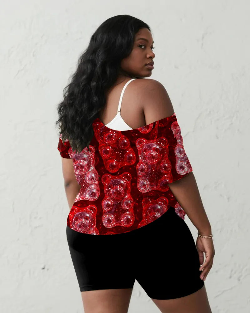 Big & Tall Graphic Graffiti Two-piece Set for big men view 5