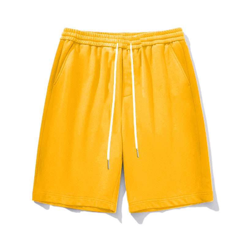 Big & Tall Solid Color Athletic Shorts for big men view 3