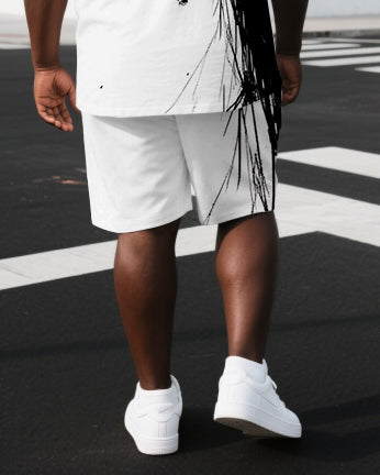 Big & Tall Graphic Two-piece Set for big men view 3