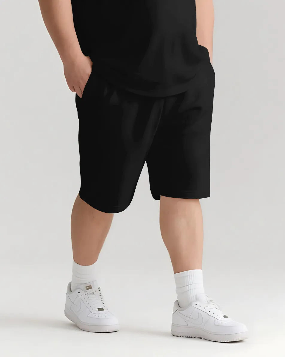 Big & Tall Streetwear Two-piece Set for big men view 8
