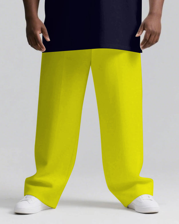 Big & Tall Streetwear T-Shirt Pants Set for big men view 5