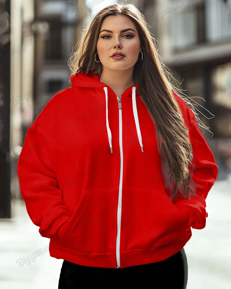 Big & Tall Solid Color Hoodie for big men view 3