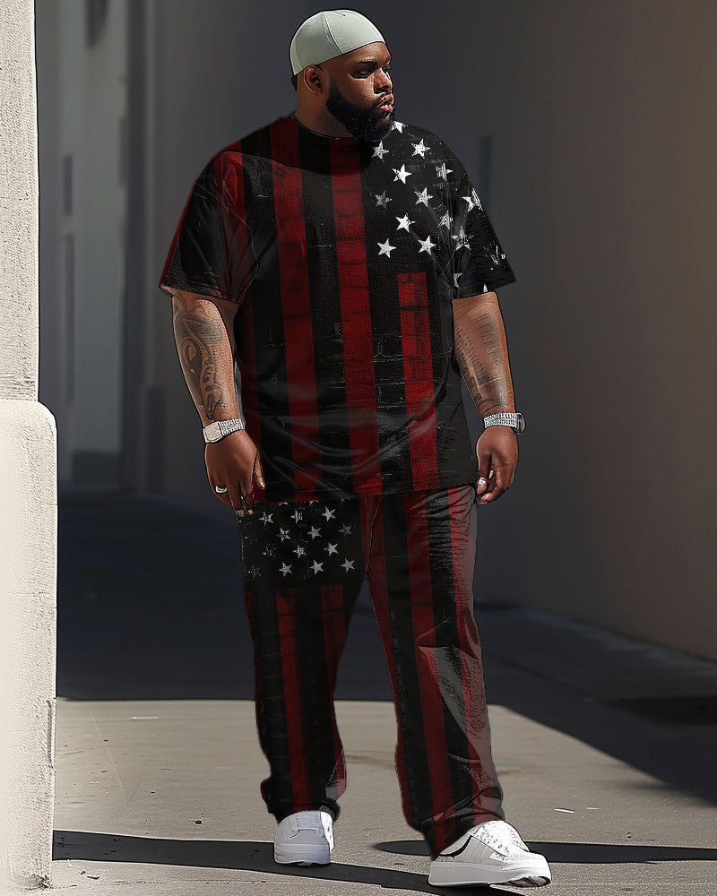 Big & Tall Graphic Two-piece Set for big men view 1