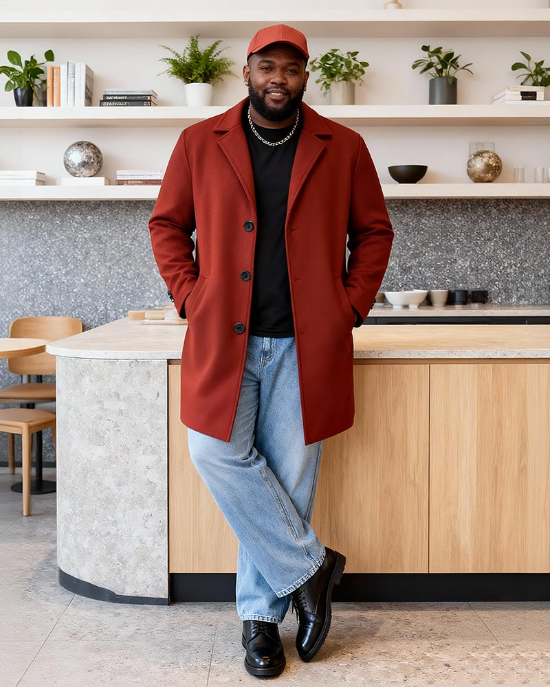 Big & Tall Solid Color Men's Clothing for big men view 4