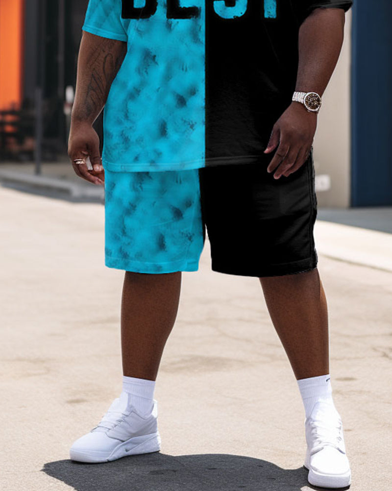Big & Tall Graphic Two-piece Set for big men view 3