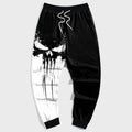 Big & Tall Colorblock Skull Sweatpants for big men