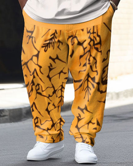 Big & Tall Streetwear Two-piece Set for big men view 3