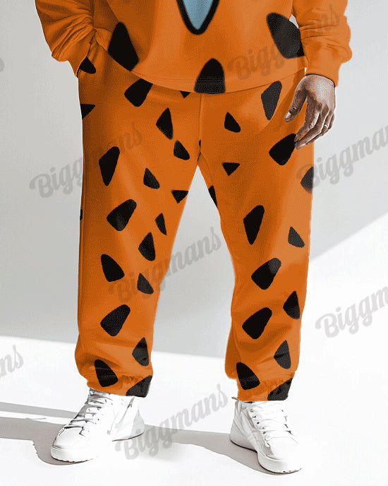 Big & Tall Streetwear Two-piece Set for big men view 3