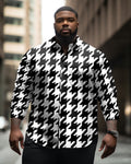 Big & Tall Graphic Long Sleeve Shirt for big men