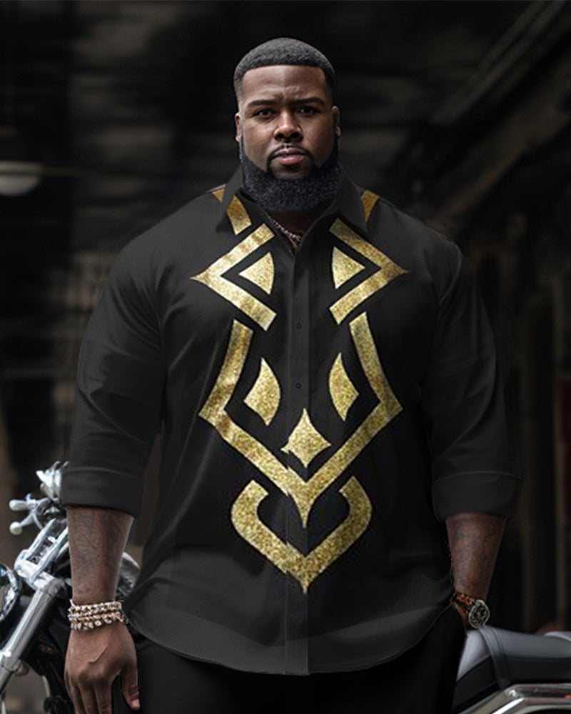 Big & Tall Two-piece Set for big men view 2