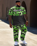 Big & Tall Streetwear Two-piece Set for big men view 1