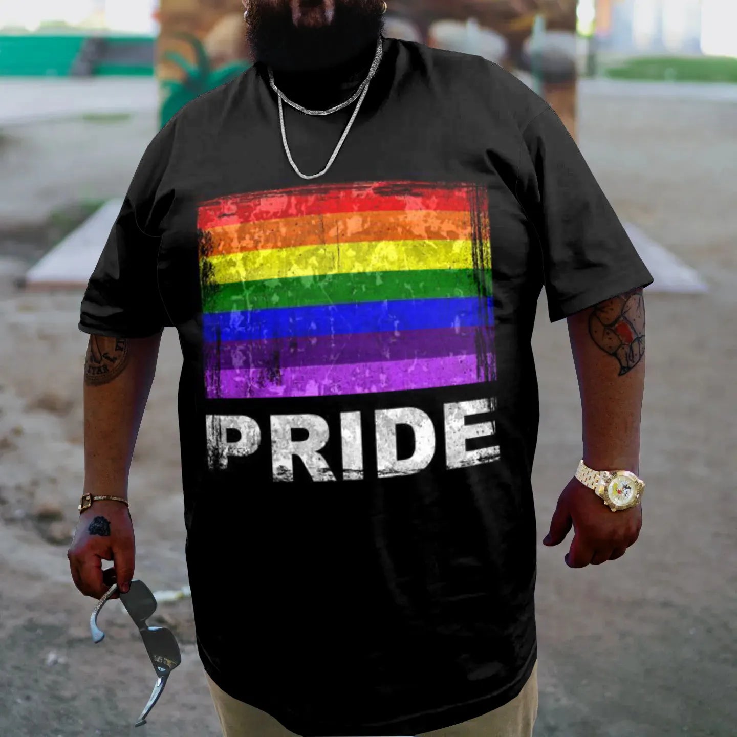 Big & Tall Graphic T-Shirt for big men