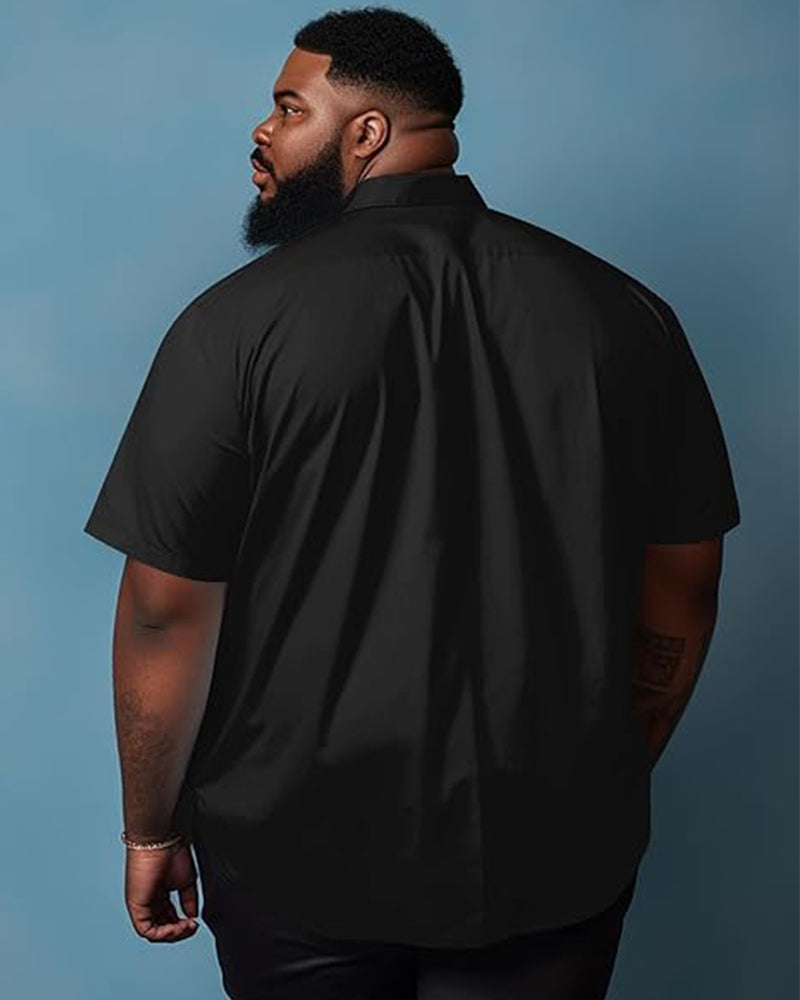 Big & Tall Hawaiian Short Sleeve Shirt for big men view 8