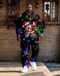 Big & Tall Graphic T-Shirt Pants Set for big men view 1