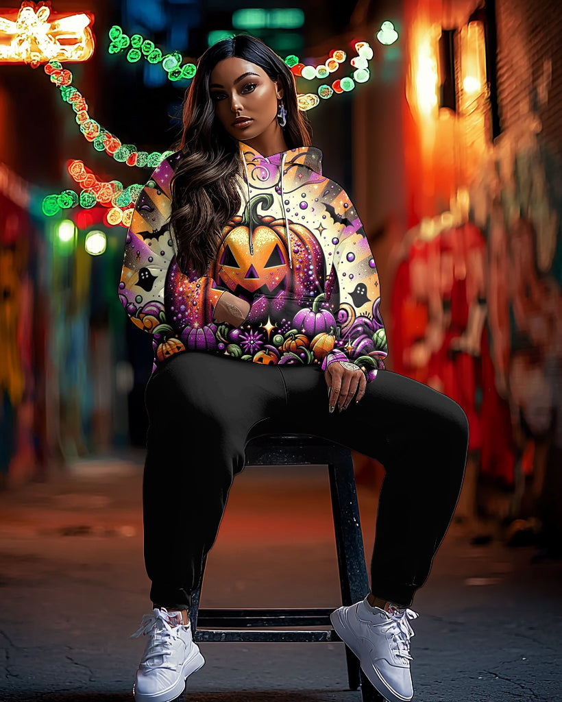 Big & Tall Graphic Hoodie Sweatpants Set for big men view 1