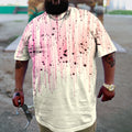 Big & Tall Graphic Splash Ink T-Shirt for big men