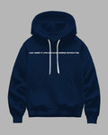 Big & Tall Blue Navy Graphic Hoodie for big men