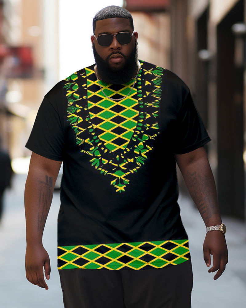Big & Tall Black T-Shirt for big men
