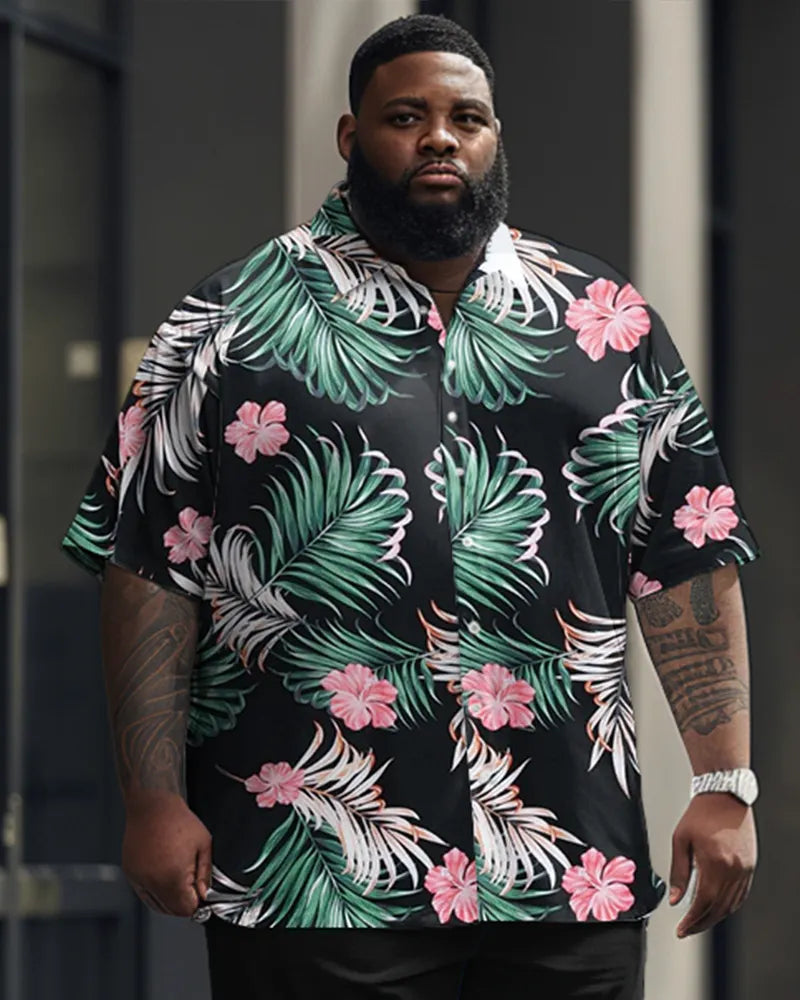 Big & Tall Floral Business Casual Jeans for big men view 2