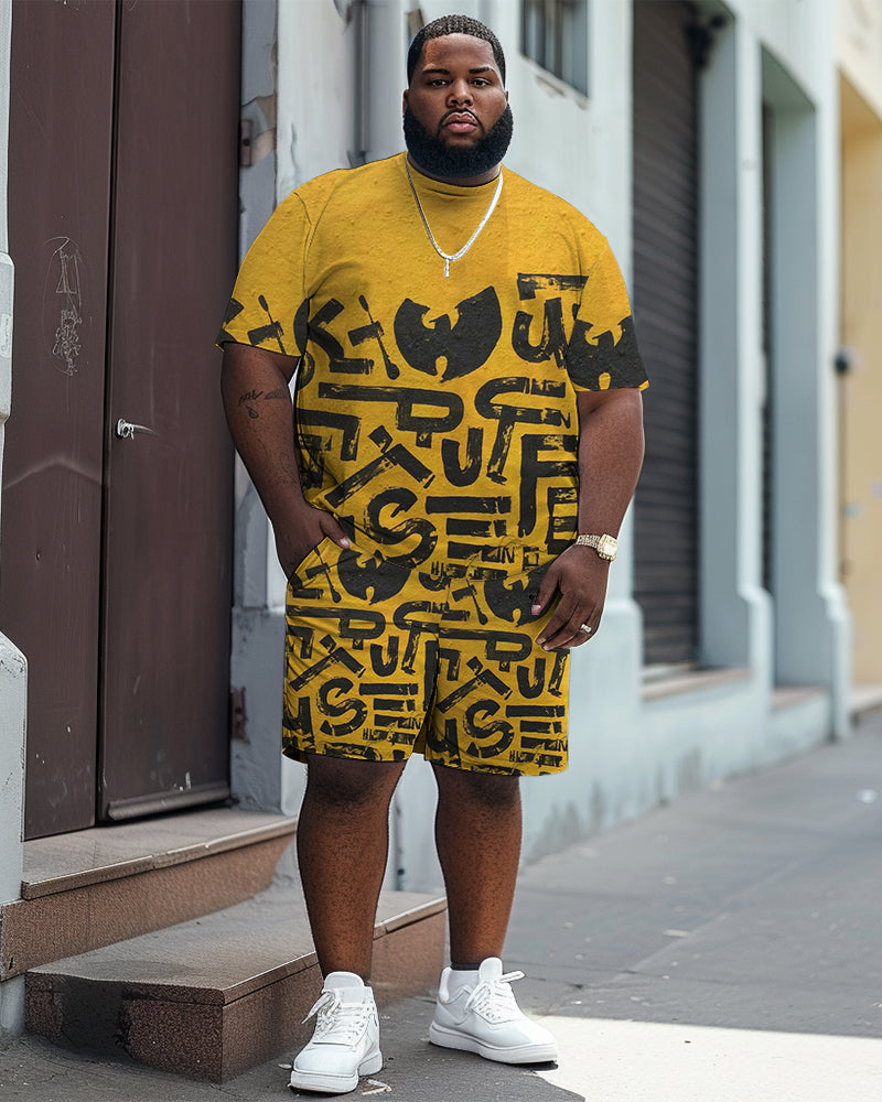 Big & Tall Graphic Two-piece Set for big men view 1