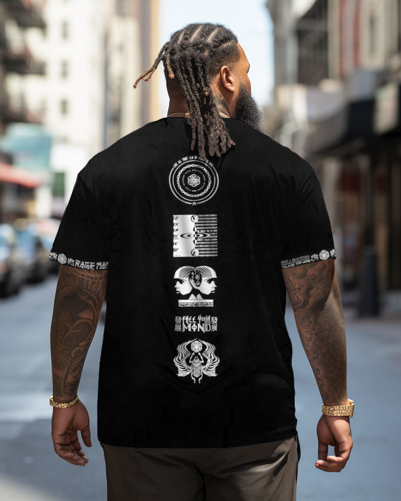 Big & Tall Streetwear T-Shirt for big men view 2