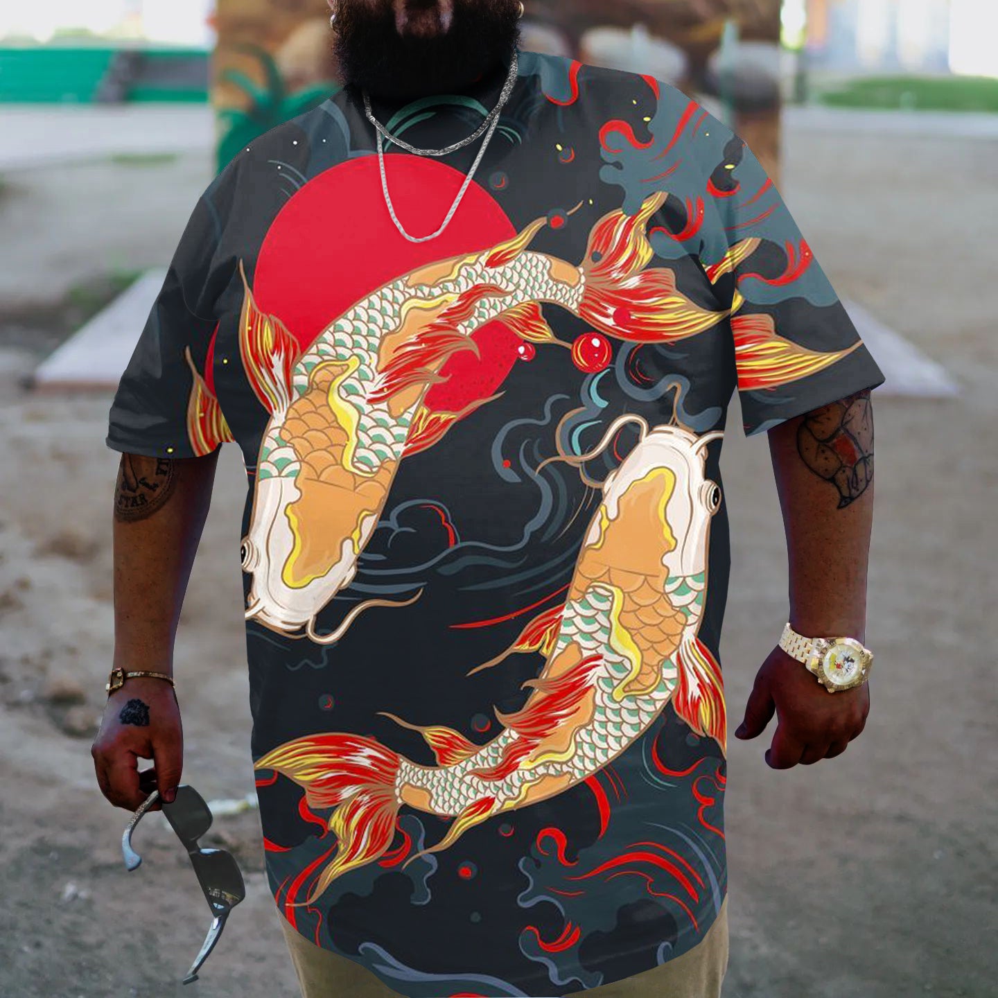 Big & Tall Graphic T-Shirt for big men