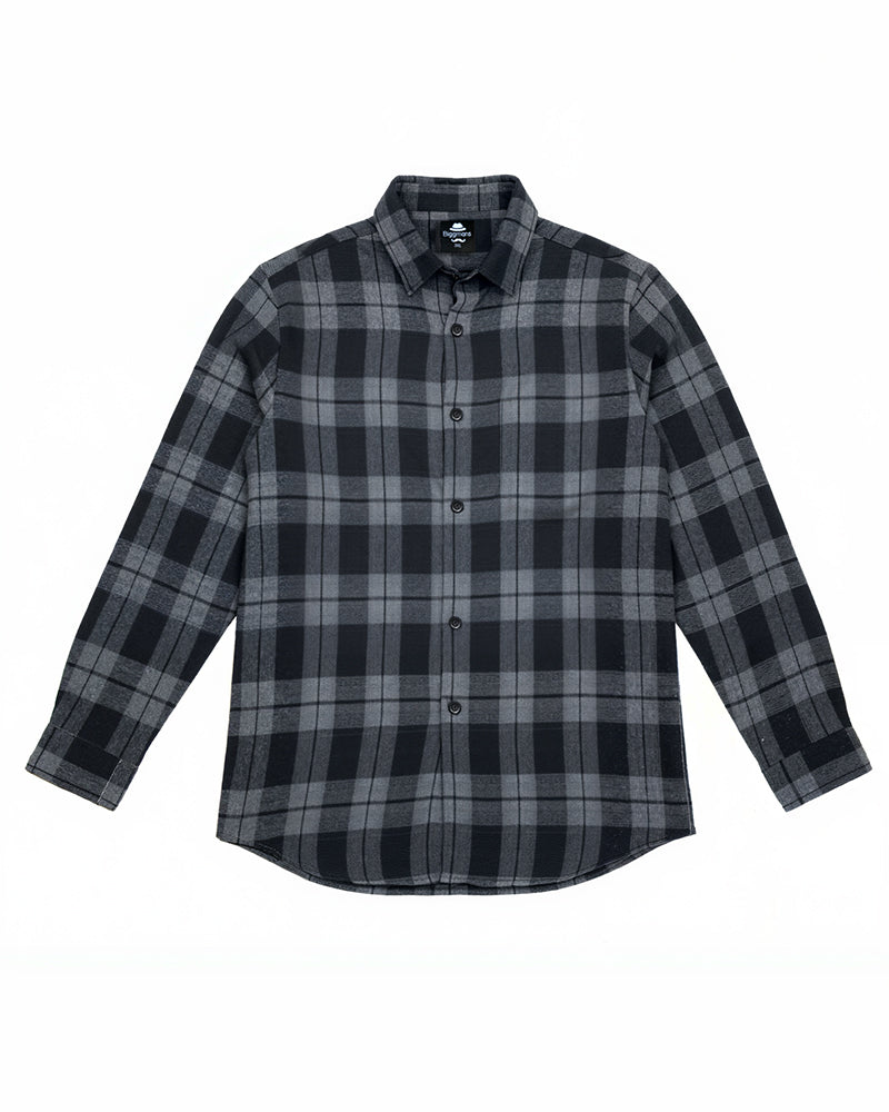 Big & Tall Black Plaid Jeans for big men view 10