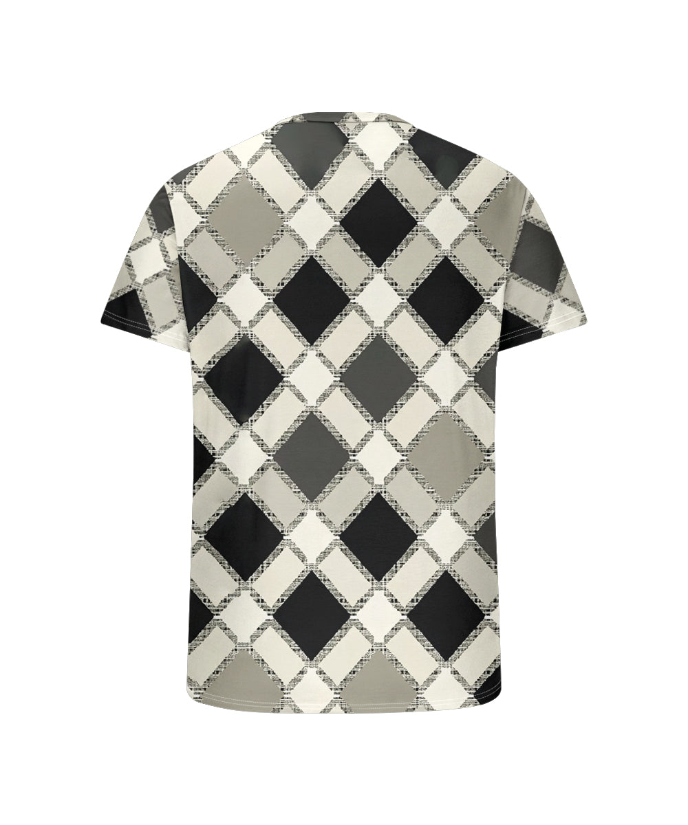 Big & Tall Geometric Graphic T-Shirt for big men view 5
