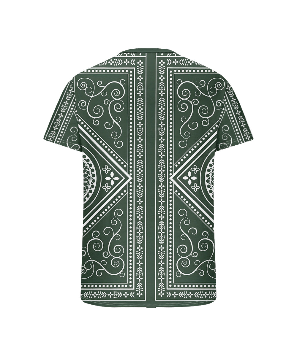 Big & Tall Green Graphic Vintage T-Shirt for big men view 5