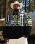 Big & Tall Western Colorblock Men's Clothing for big men