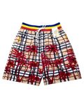 Big & Tall Hawaiian Gradient Shorts for big men