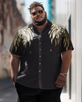 Big & Tall Business Casual Short Sleeve Shirt for big men