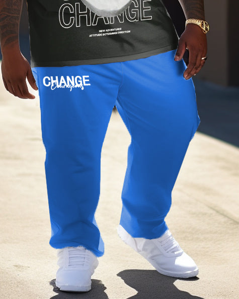Big & Tall Streetwear Two-piece Set for big men view 3