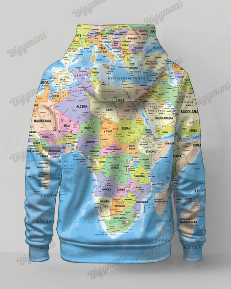 Big & Tall Streetwear Hoodie Sweatpants Set for big men view 4