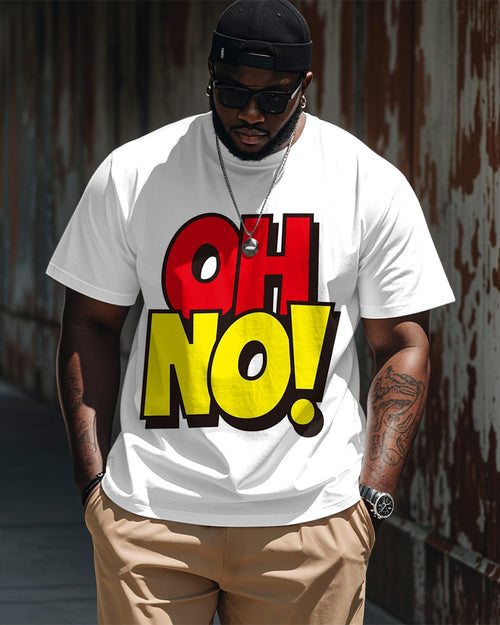 Big & Tall Graphic Streetwear T-Shirt for big men