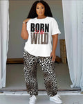 Big & Tall Streetwear T-Shirt Pants Set for big men view 1