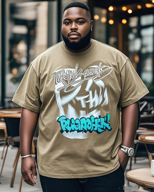 Big & Tall Graffiti T-Shirt for big men view 2