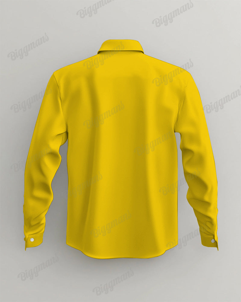 Big & Tall Yellow Western T-Shirt Pants Set for big men view 3