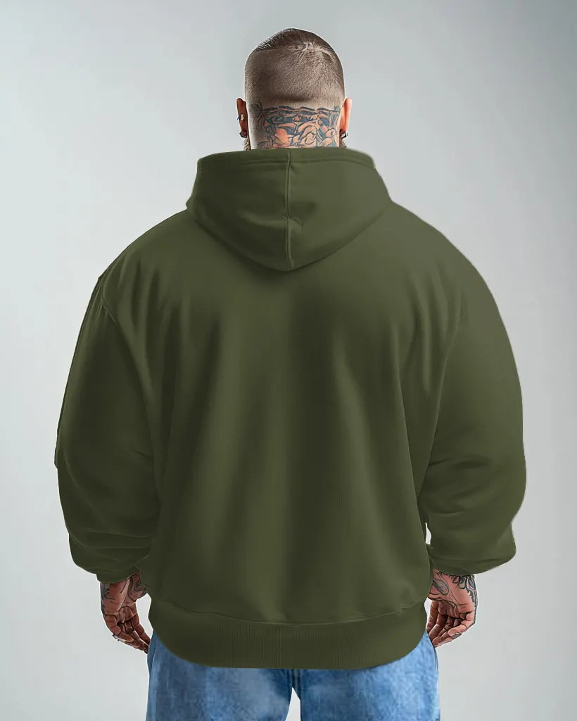 Big & Tall Men's Oversized Cotton Hoodie view 8