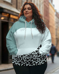 Big & Tall Colorblock Graphic Hoodie for big men